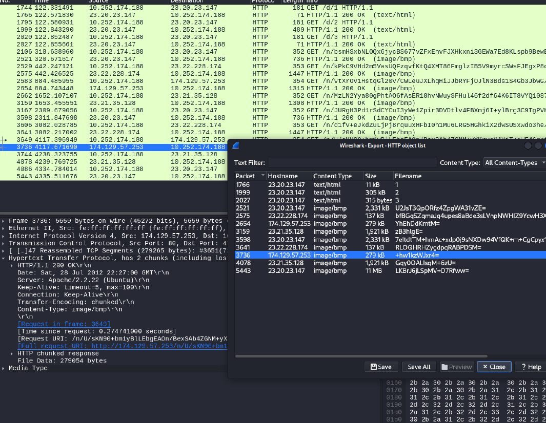 Wireshark PCAP Analysis Screenshot
